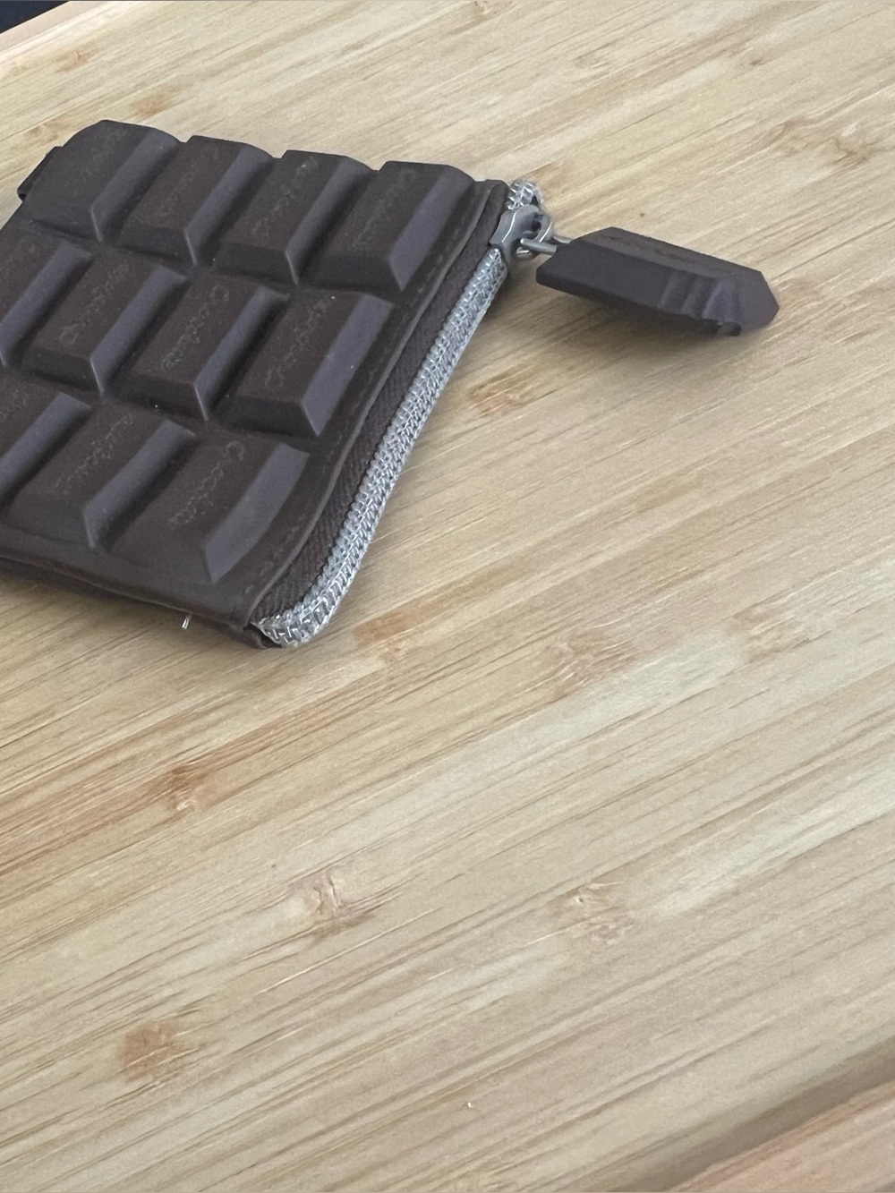 Decca C Rubber CHOCOLATE BAR coin purse
